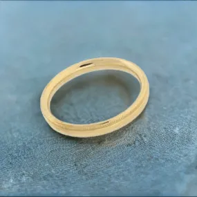 14KT GOLD 3MM BAND RING