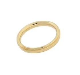 14KT GOLD 3MM BAND RING