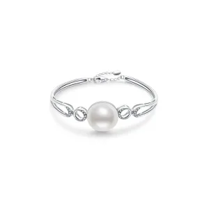 18K Diamond Edison Mabe Pearl Bracelet KB00024 | Si Dian Jin