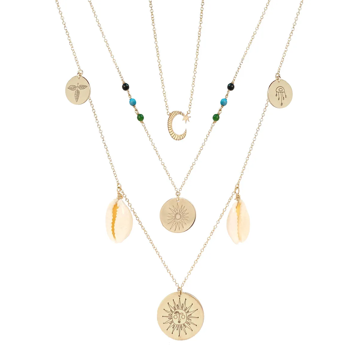 20x20 | Zoe Chicco | Justina Blakeney | Mixed Motif Necklace Set