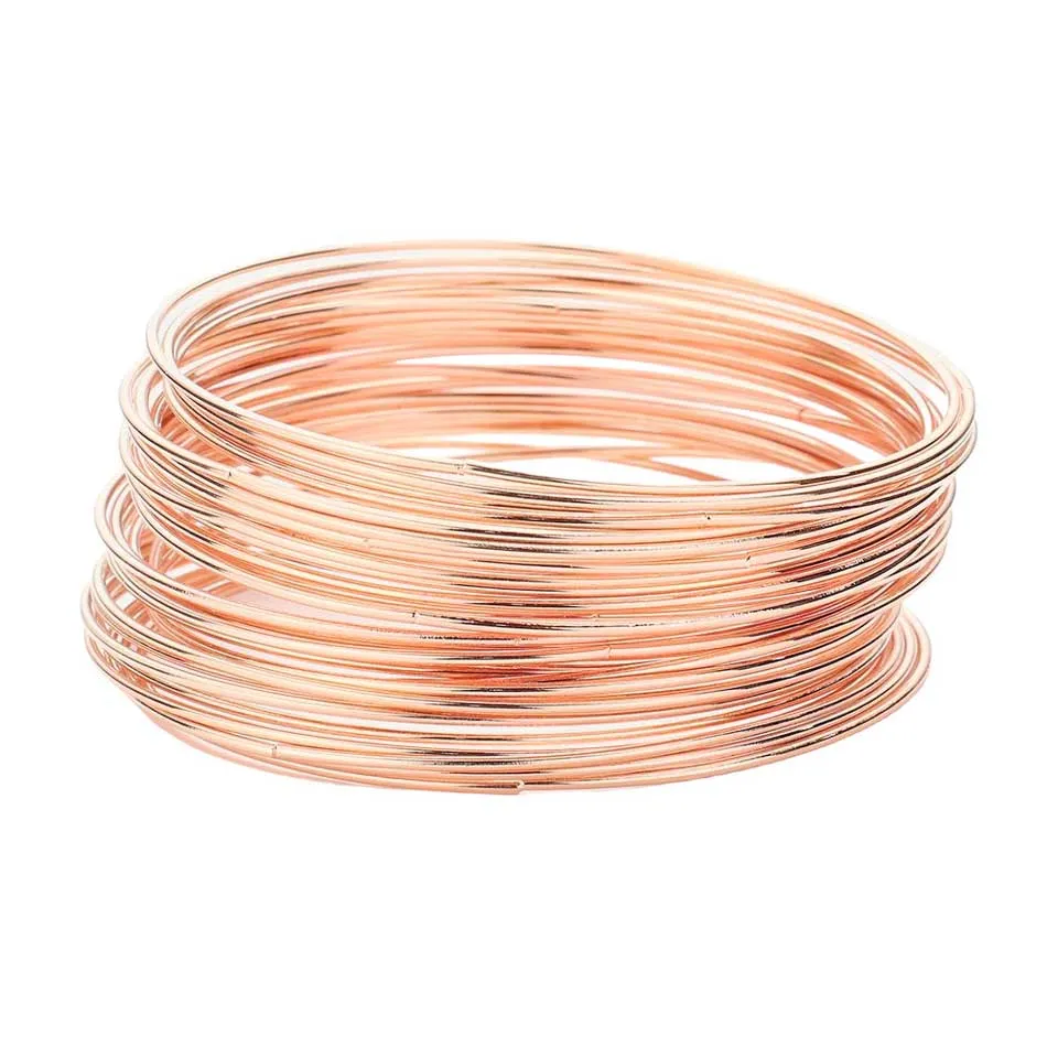 30PCS Thin Metal Bangle Bracelets