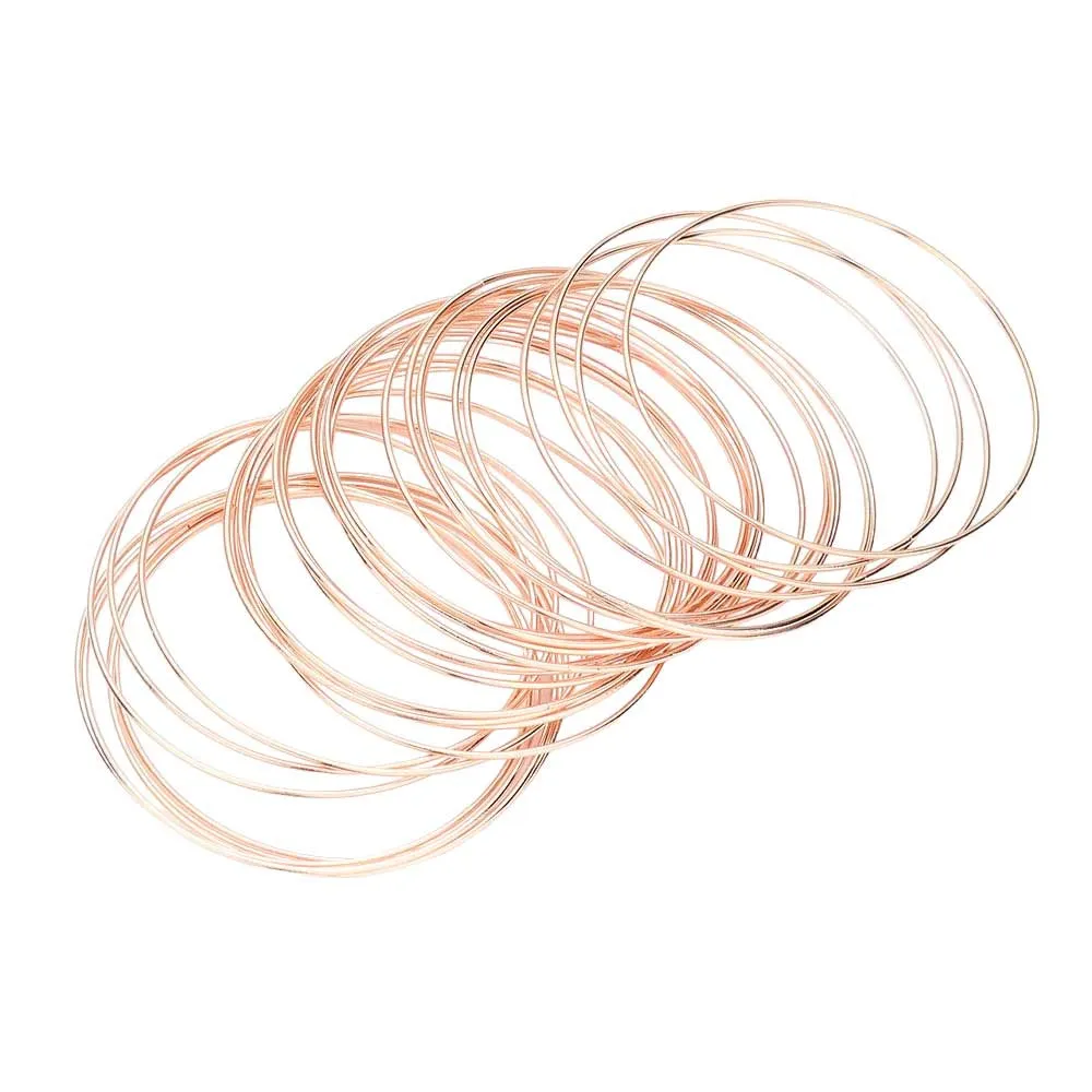 30PCS Thin Metal Bangle Bracelets