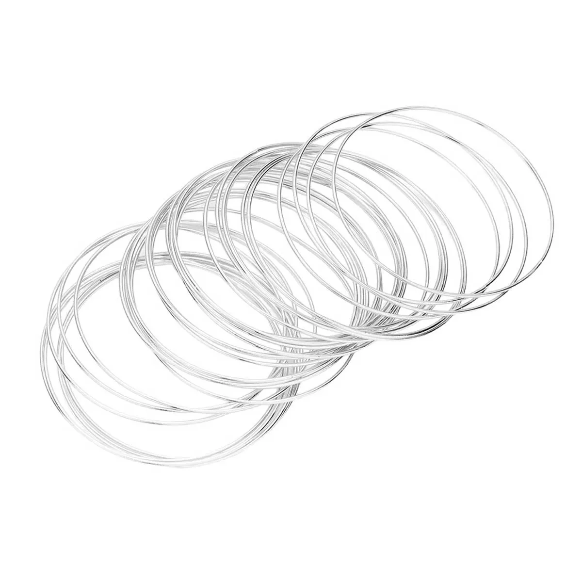 30PCS Thin Metal Bangle Bracelets