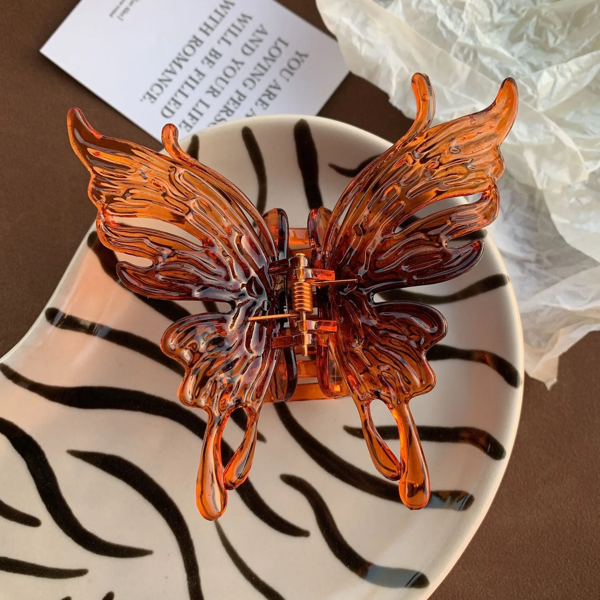 3D Butterfly Hair Claw Clip