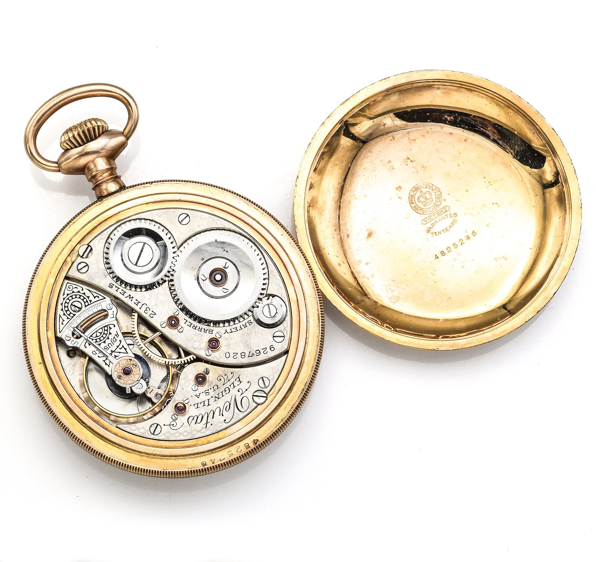 Antique 1901 Elgin 23 Jewels Size 18 Hand Wind Pocket Watch