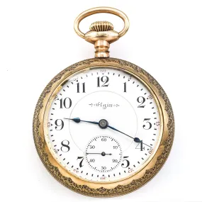 Antique 1901 Elgin 23 Jewels Size 18 Hand Wind Pocket Watch