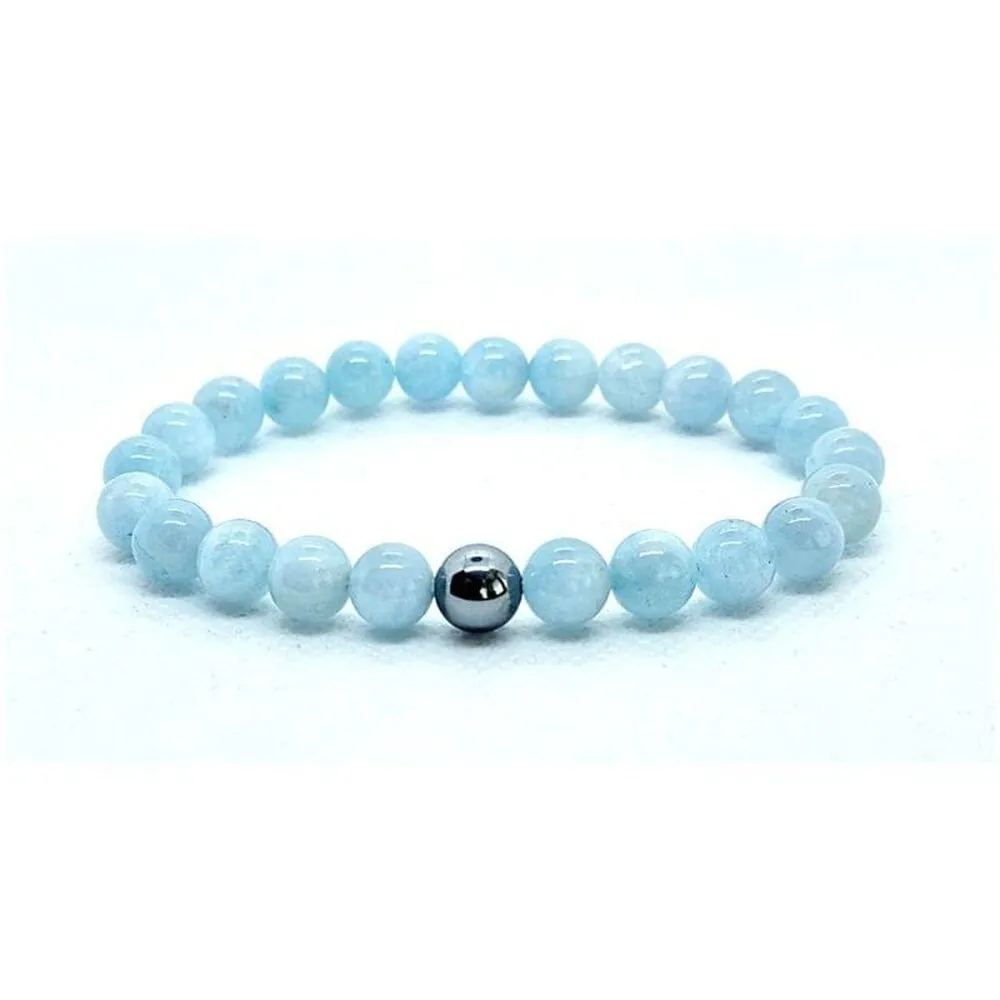 Aquamarine Set - Necklace and Bracelet Set