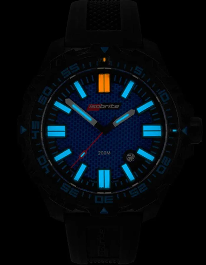 ArmourLite Isobrite Afterburner Limited Edition Mens Watch - Blue Dial -Silicone