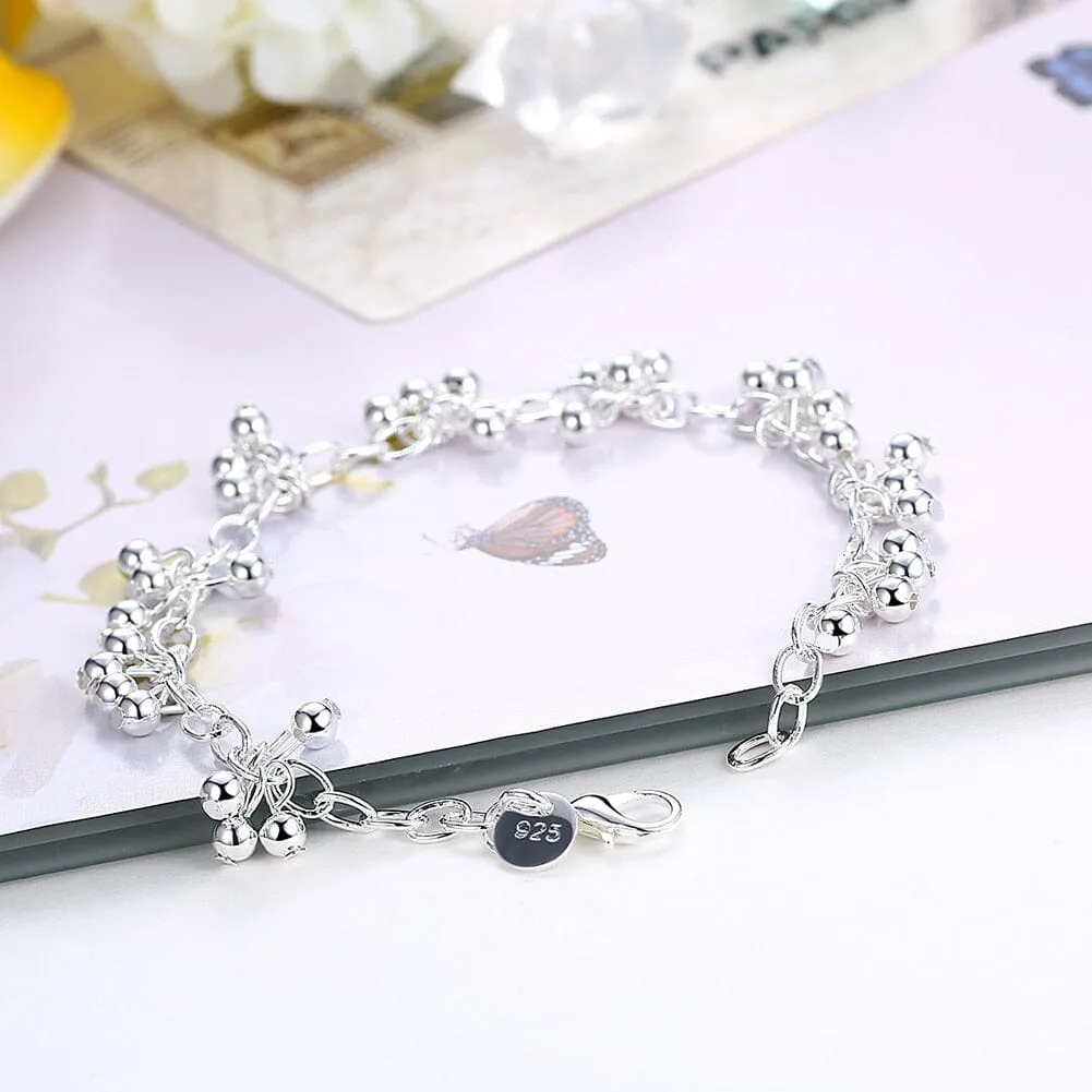 Beautiful Gorgeous Charm Bracelet - 925 Sterling Silver