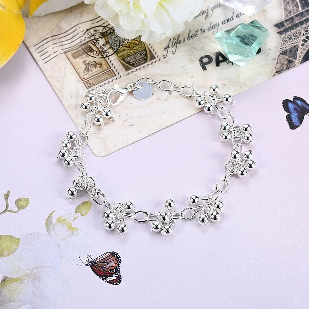 Beautiful Gorgeous Charm Bracelet - 925 Sterling Silver