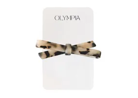 Bella Hair Clip - Beige/Black Tort