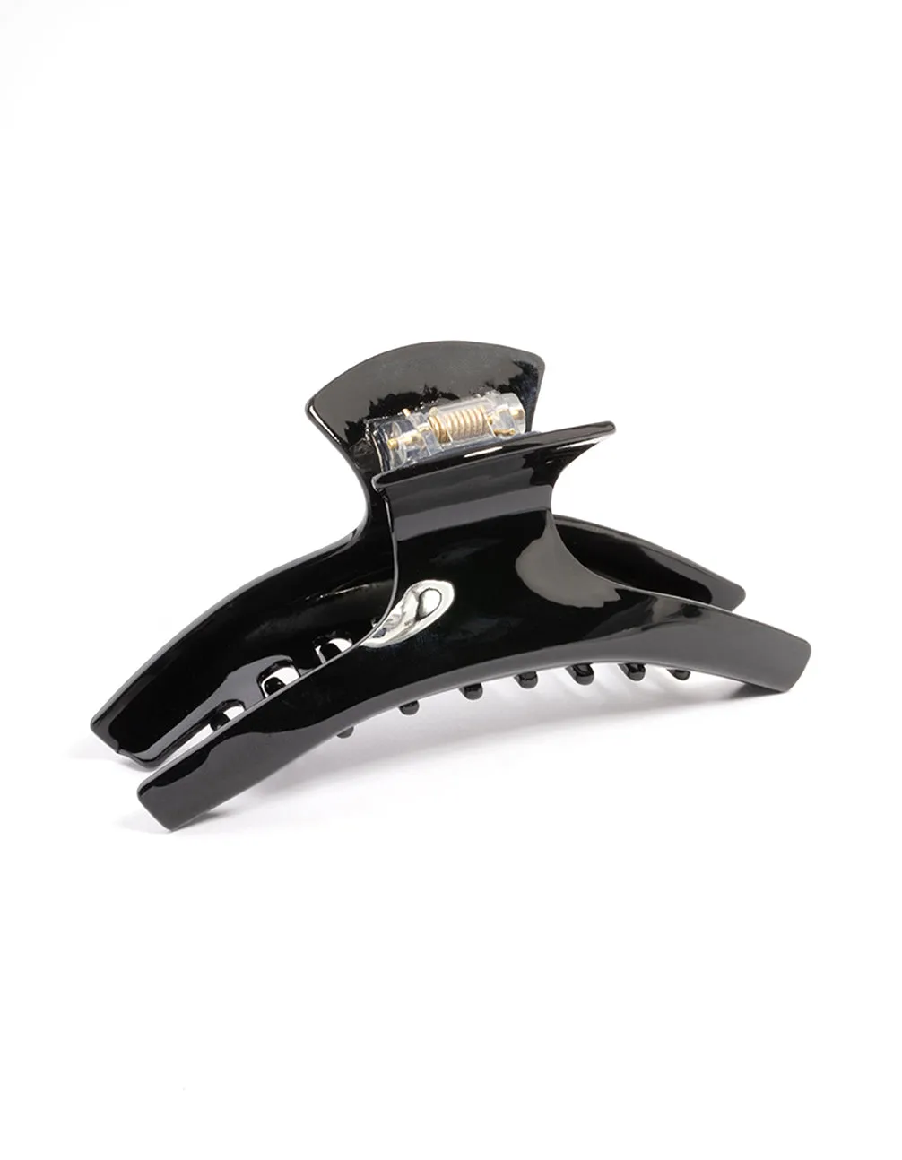 Black Concave Hair Claw Clip