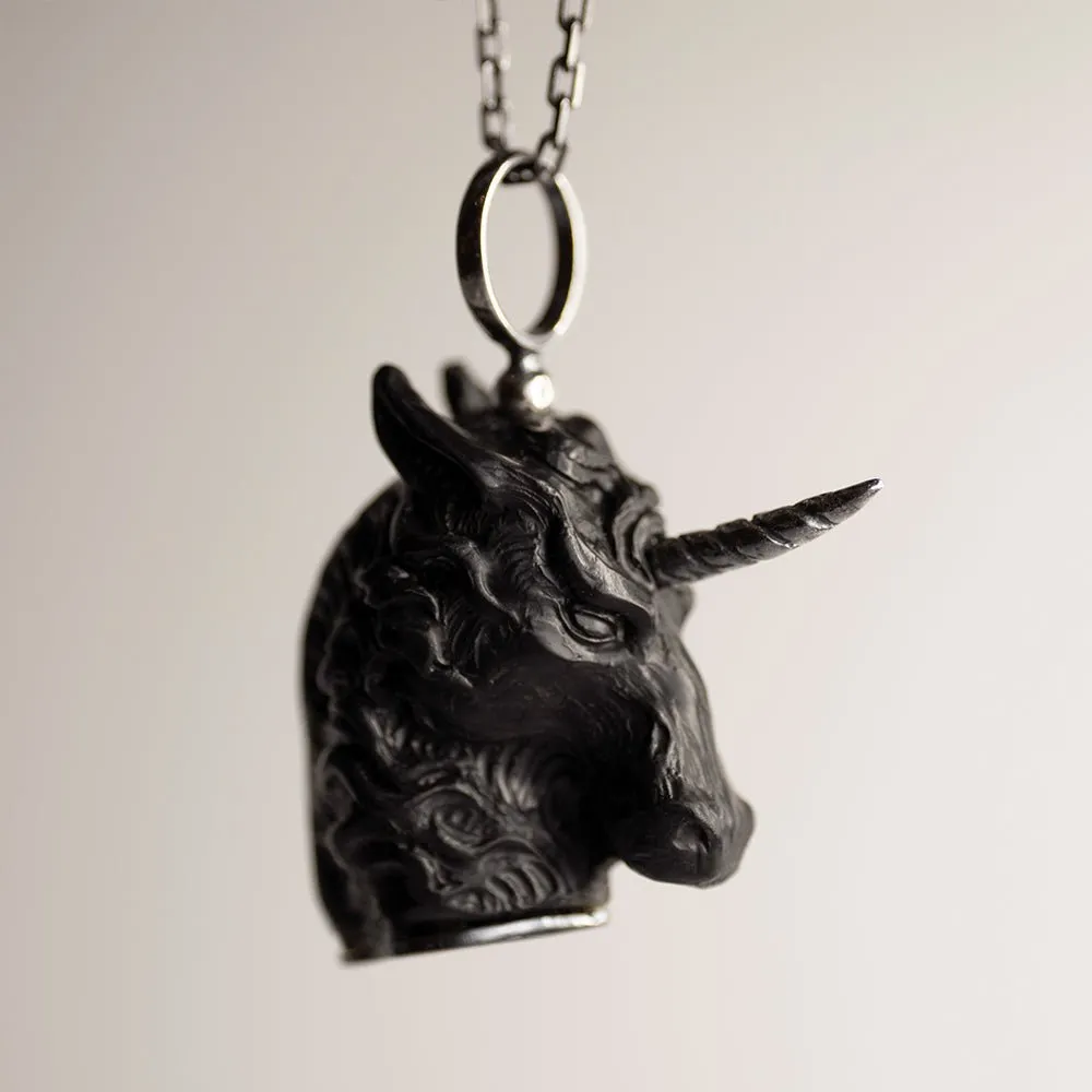 Black Unicorn pendant