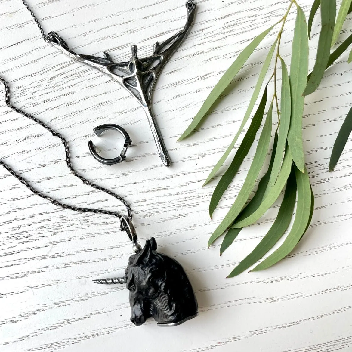 Black Unicorn pendant