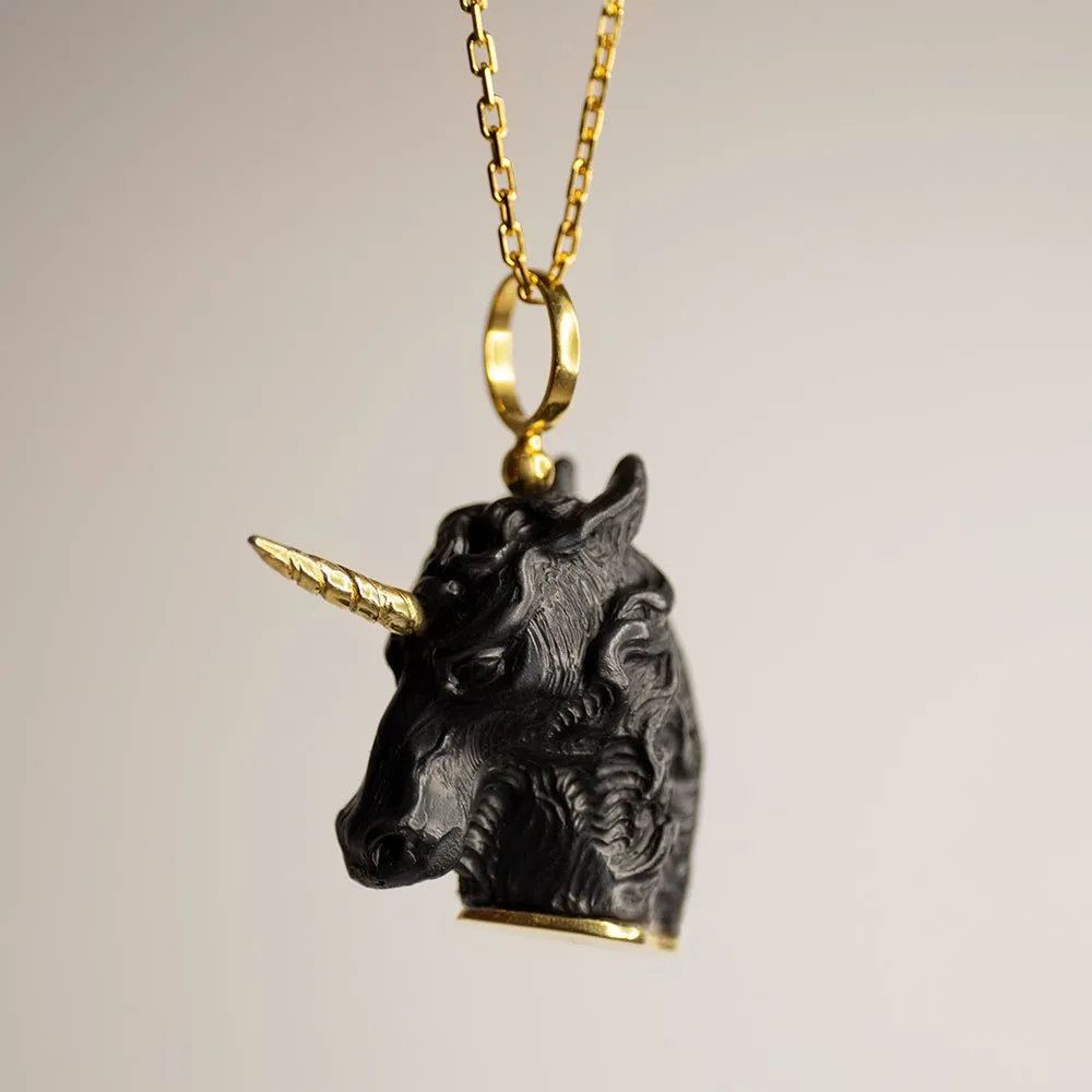 Black Unicorn pendant