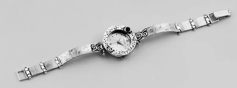 Bluenoemi Jewelry - Sterling Silver Watch for Woman Japanese Movement.