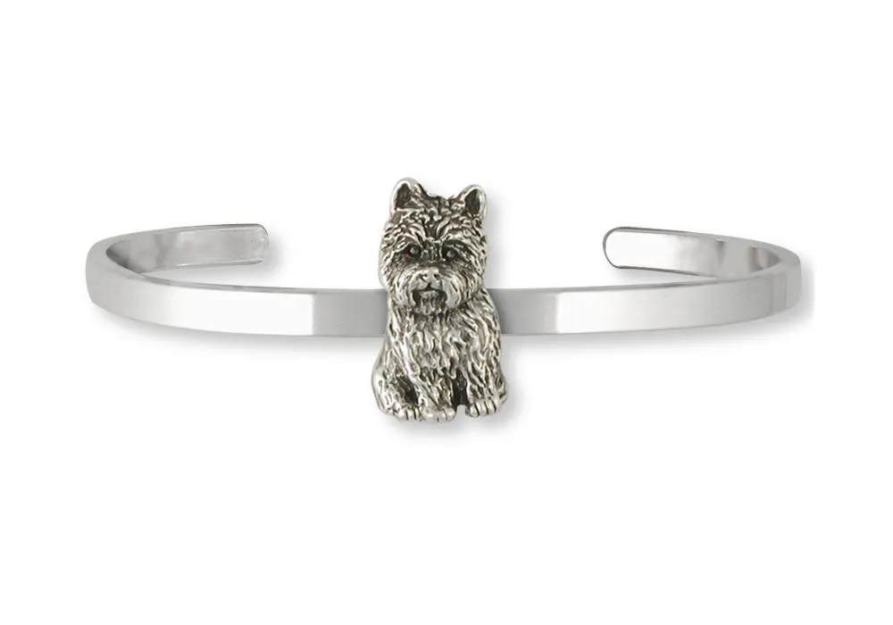 Cairn Terrier Bracelet Jewelry Sterling Silver Handmade Dog Bracelet CNWT32-CB