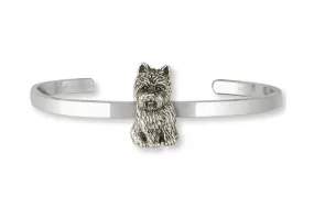 Cairn Terrier Bracelet Jewelry Sterling Silver Handmade Dog Bracelet CNWT32-CB