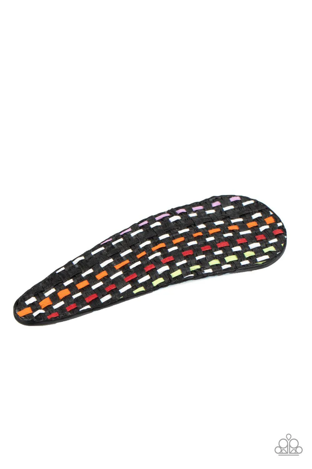 Can't HAIR Myself Think Black and Multi-colored Hair Clip - Paparazzi Accessories