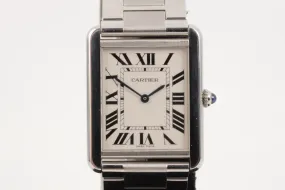 Cartier Tank Solo 3169 Stainless Steel 35mm