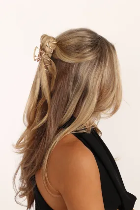 Cecilia Hair Clip - Gold