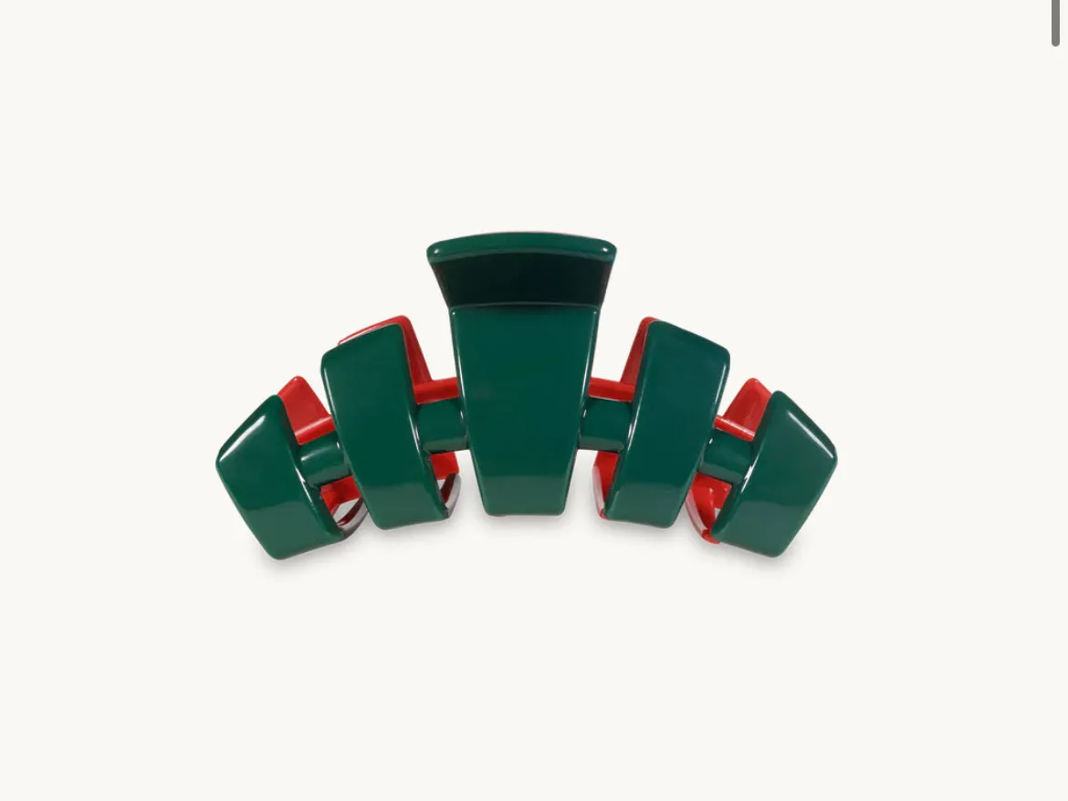 Classic Red and Green Clip- Medium