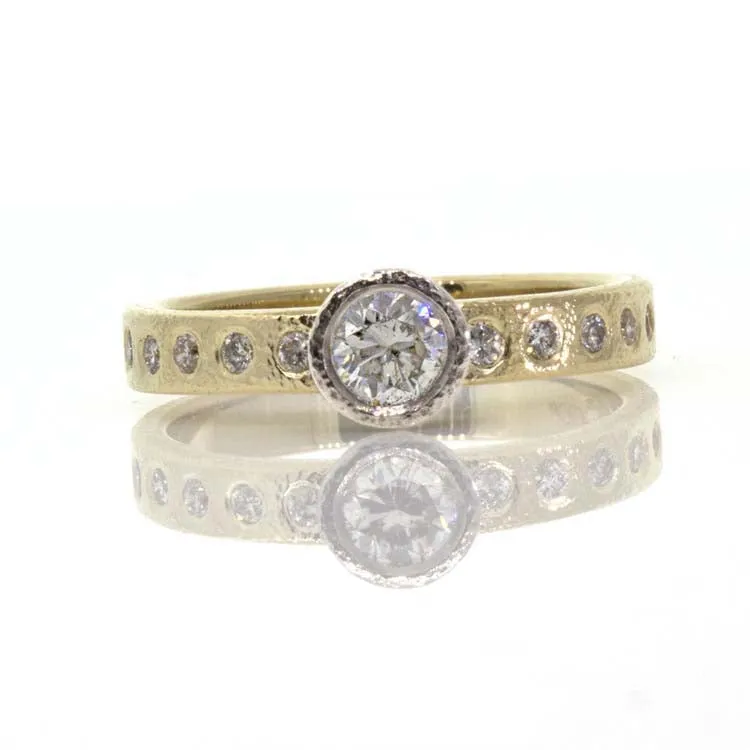 Custom Diamond Wedding Rings  EK