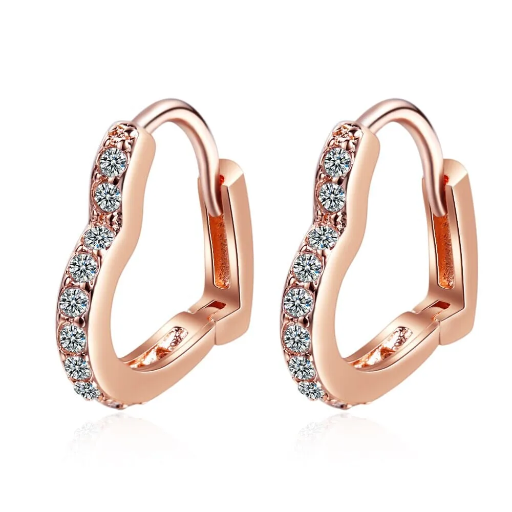 Diamond Little Hoop Earrings