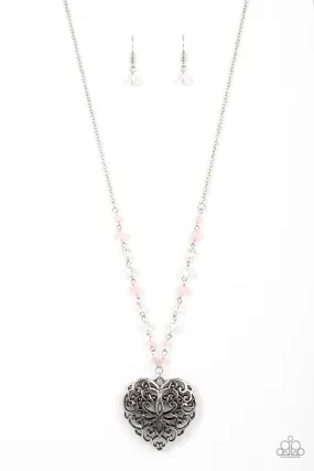 Doting Devotion - Pink Paparazzi Necklace