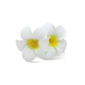 Double Plumeria Hair Clip