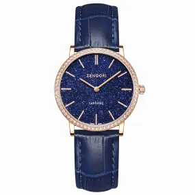 Emma Galaxy Blue Sandstone Watch