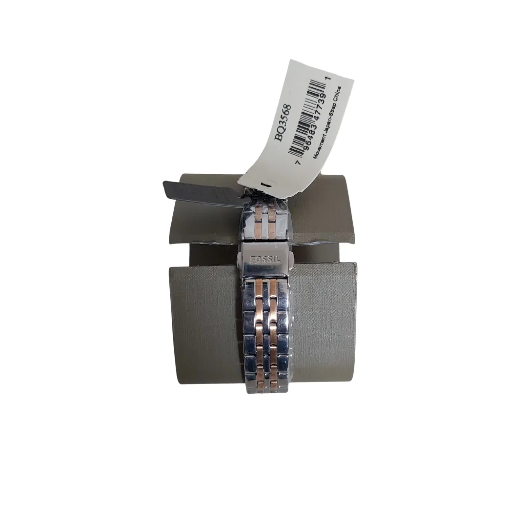 Fossil Lexie Luther Three-Hand Two-Tone Stainless Steel Watch | Brand New |