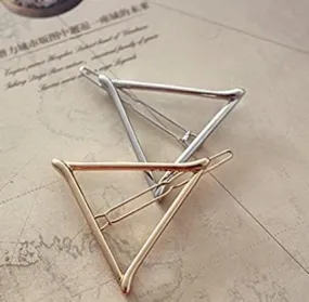 Geometric Triangle Hair Clip