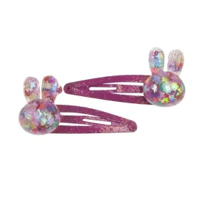 Great Pretenders Bunny Bling Hair Clip Set