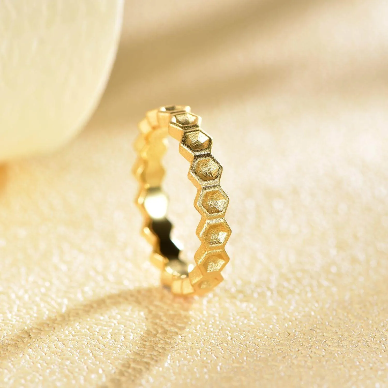 Honeycomb Ring Life With MaK’s Honeycomb Bee Kind Jewelry Collection