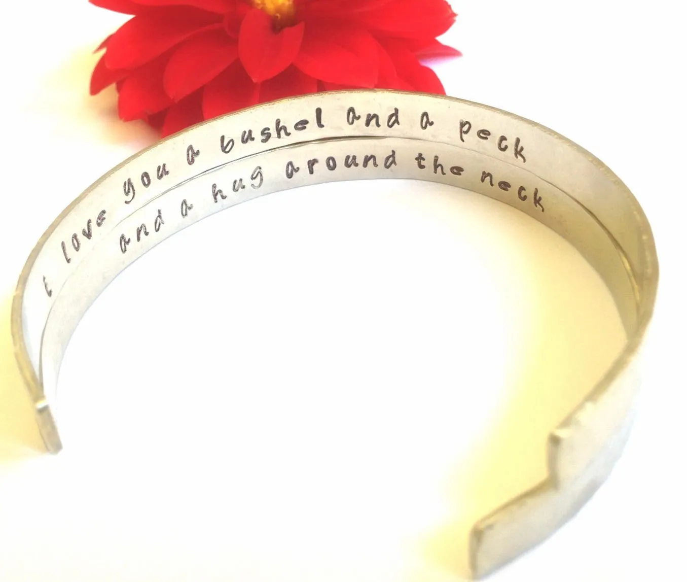 I Love You A Bushel And A Peck Bracelet