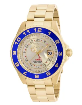 INVICTA Pro Diver Mens Watch - Gold-Tone - 24 Hr Dial - Bracelet - Date - 200M