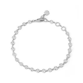 Large Sophisticate Diamond Line Bracelet