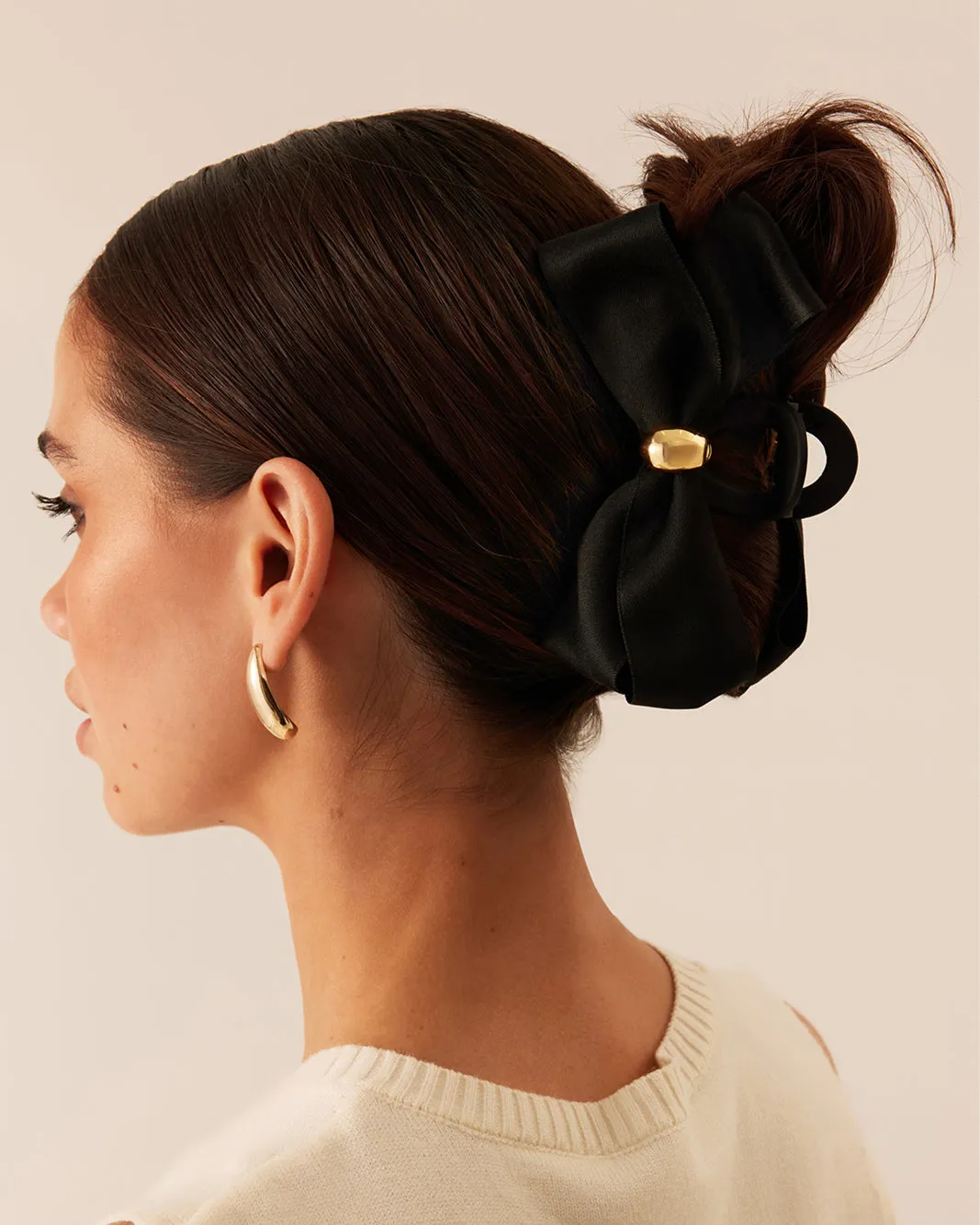 LEIA BOW CLIP - BLACK