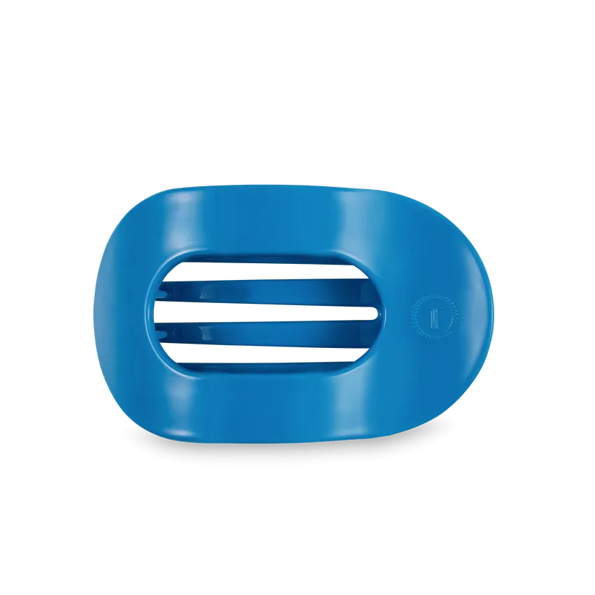 Medium Teleties Flat Oval Clip - Bora Bora