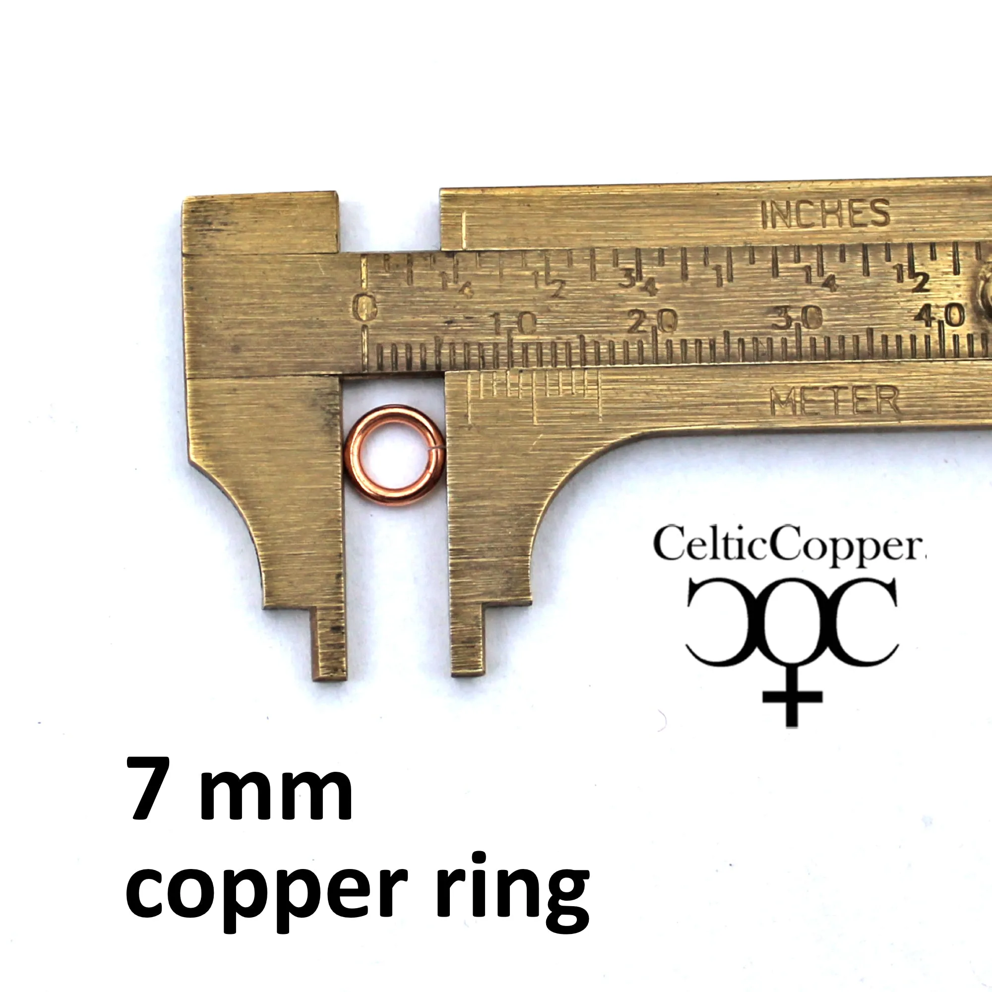 Medium Weight 16 Gauge Copper Jump Rings JSR16 Solid Copper Jewelry Findings Copper Ring 10-Pack