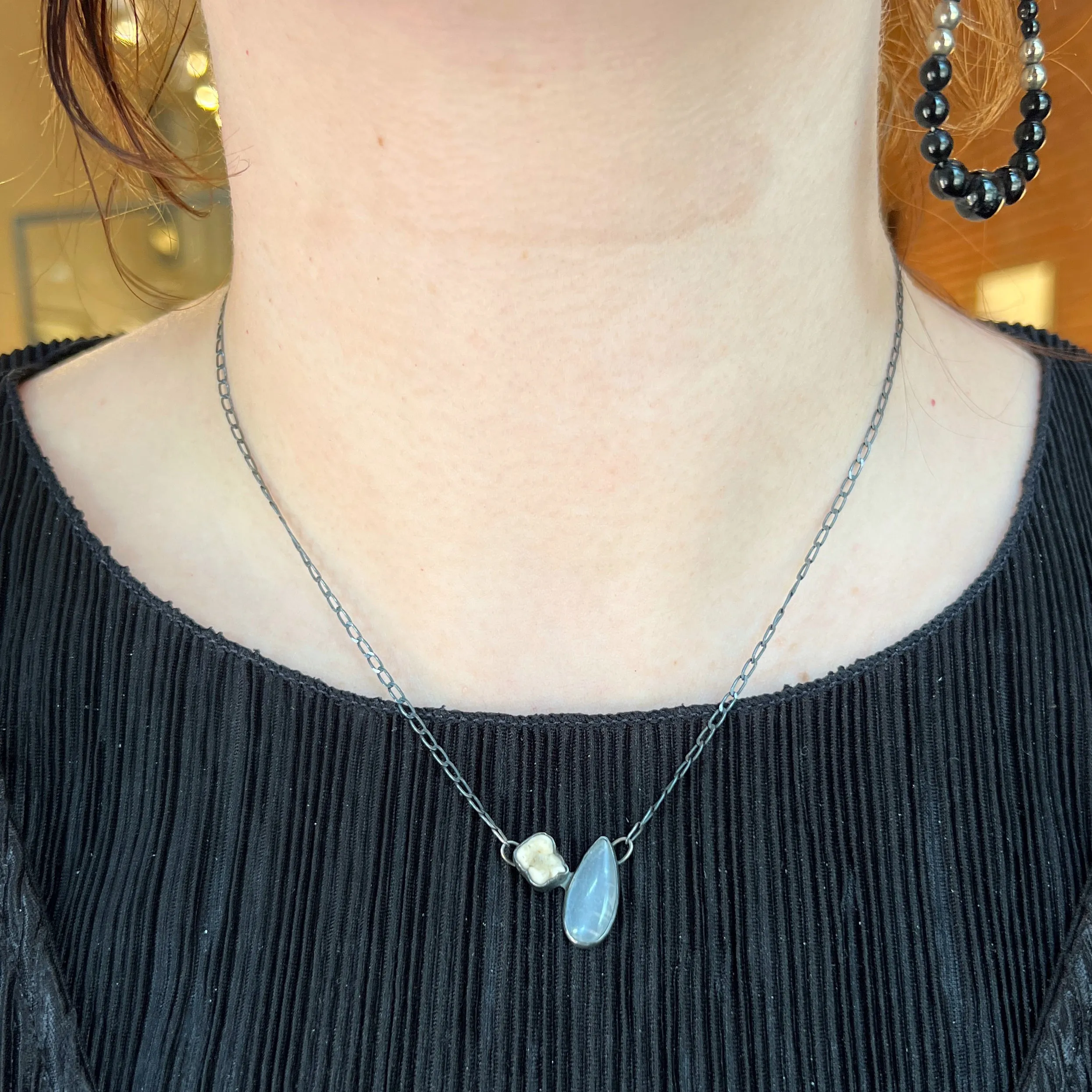 Moonstone Molar Necklace