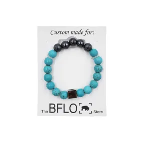 Natural Stone Bead BFLO Bracelet