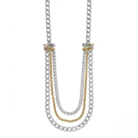 Neptune's Rings Multiple Row Chain Necklace