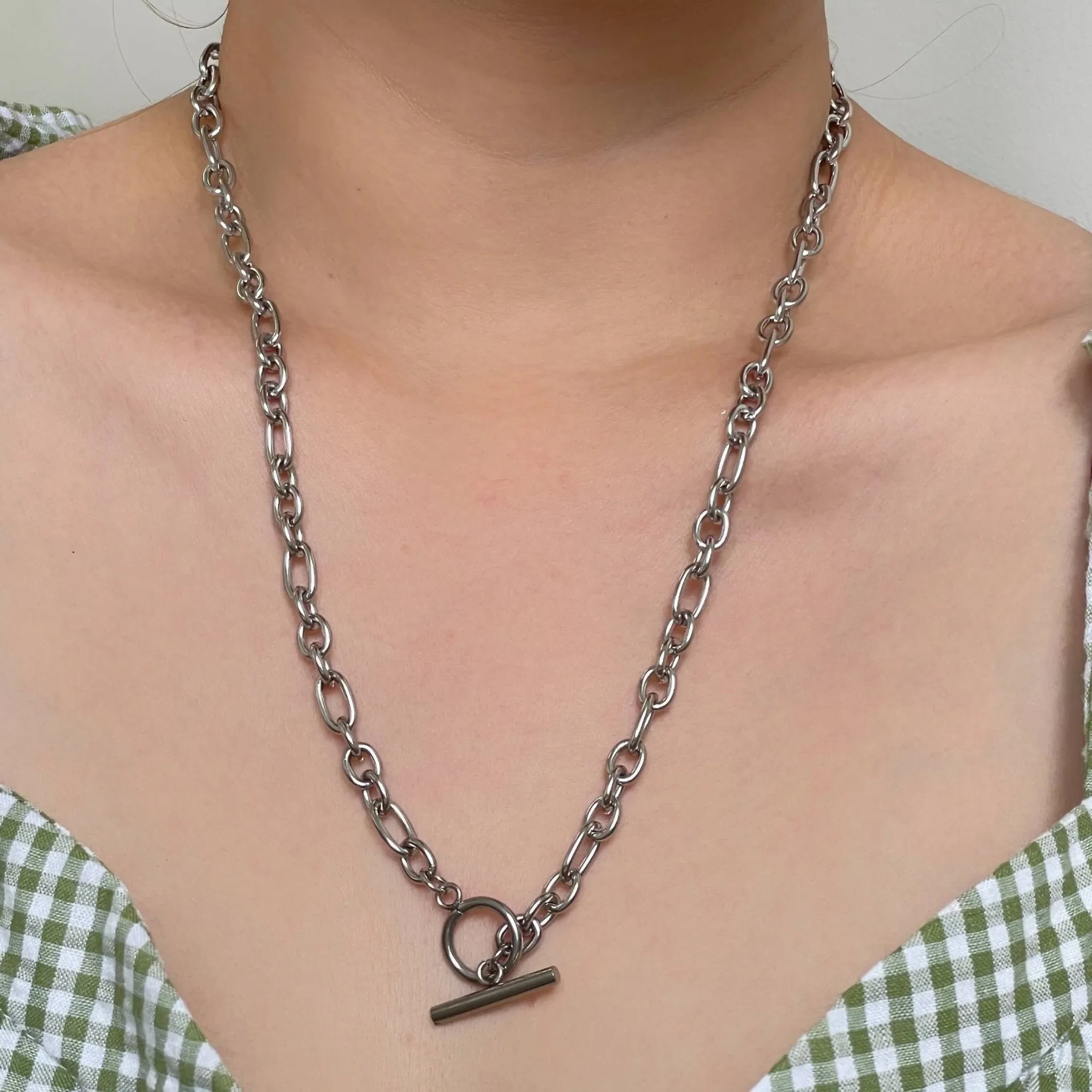 Oval Cable Chain Necklace