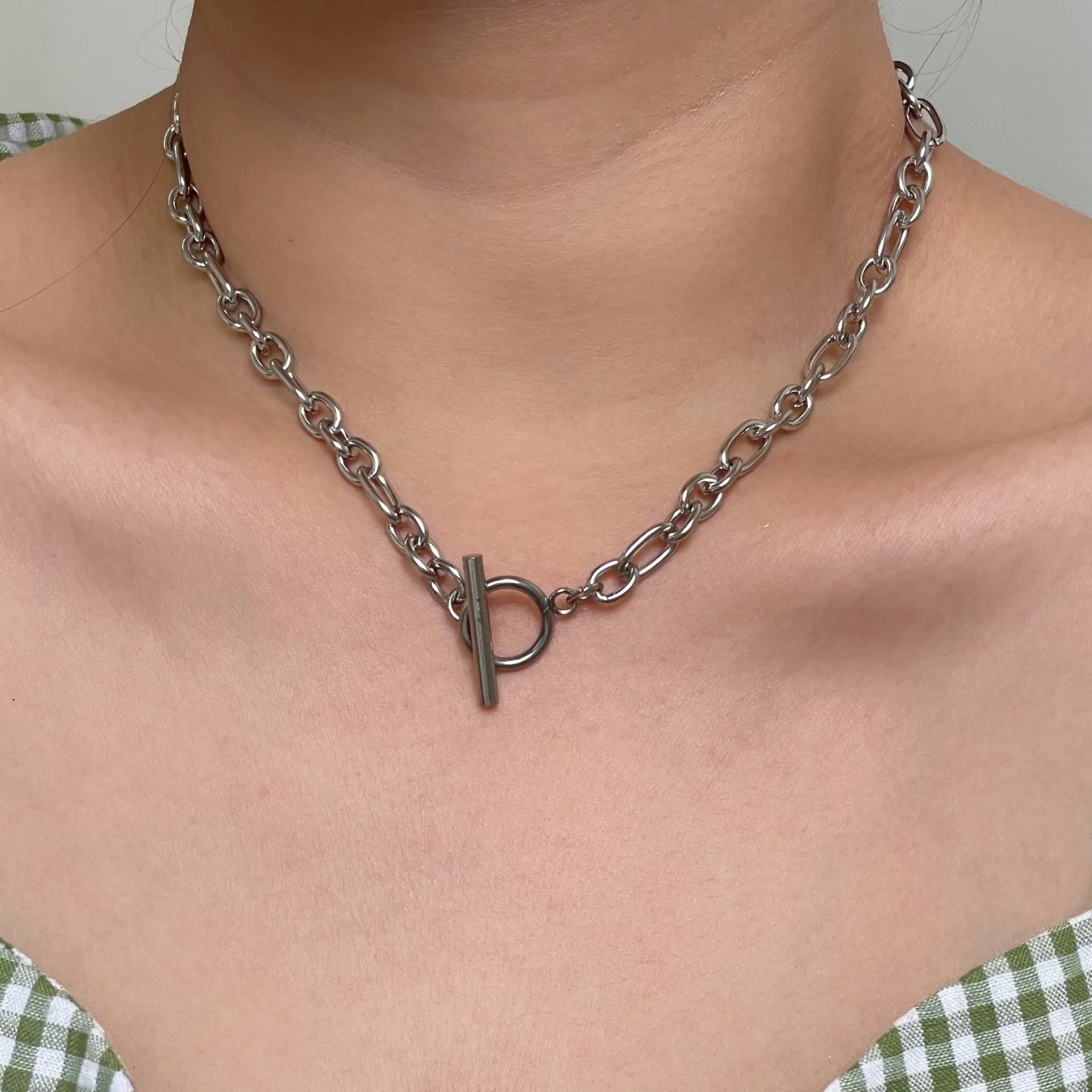 Oval Cable Chain Necklace