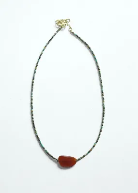 Oval Red Onyx Slice