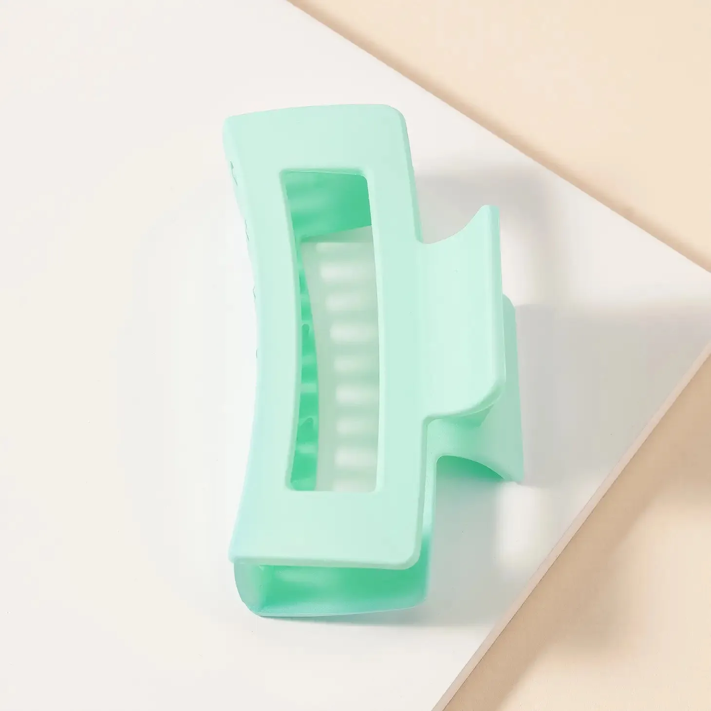 Pastel Rectangular Hair Claw