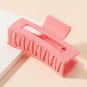 Pastel Rectangular Hair Claw