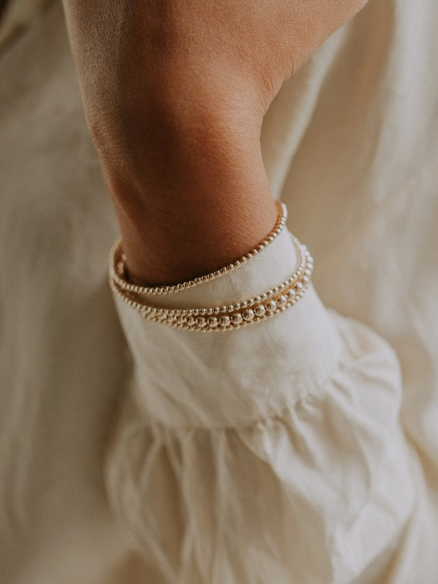 PENNIE BRACELET | 4MM BEADS